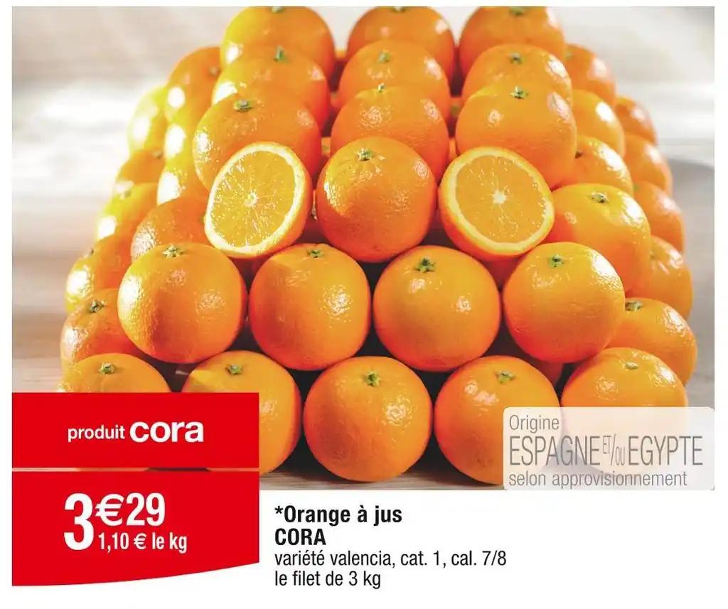 CORA Orange à jus