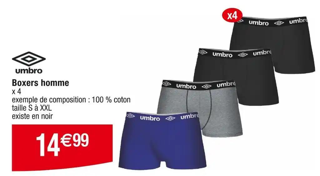 UMBRO Boxers homme