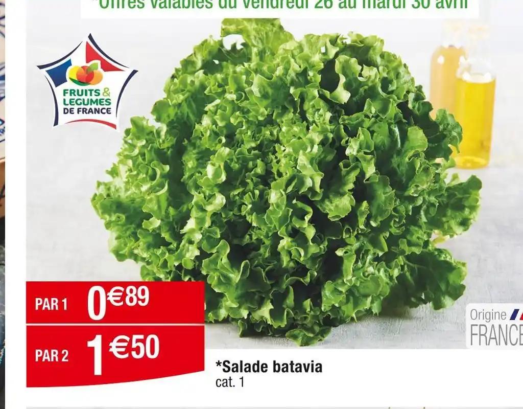 Salade batavia