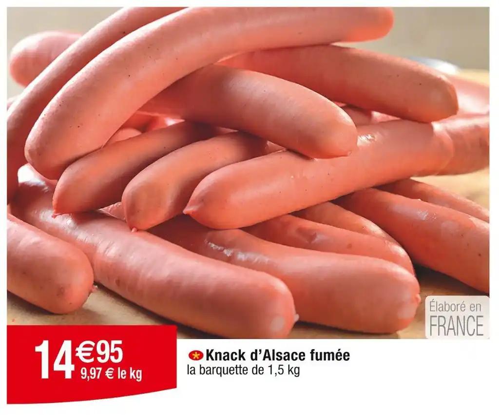 Knack d’Alsace fumée