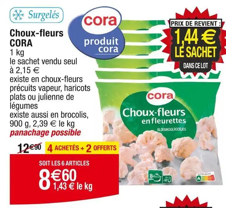 CORA Choux-fleurs