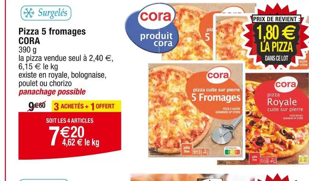CORA Pizza 5 fromages