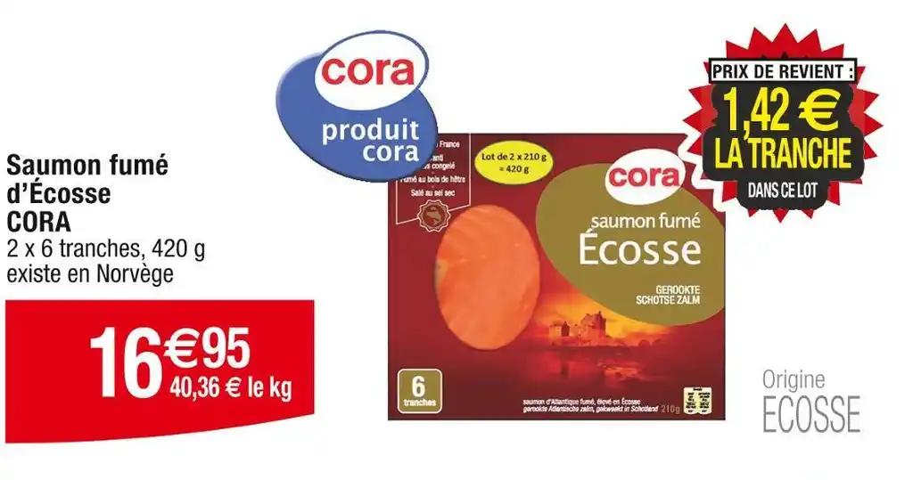 CORA Saumon fumé d’Écosse