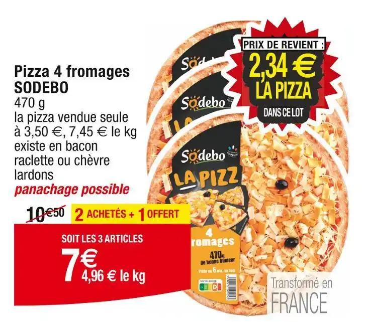 SODEBO Pizza 4 fromages