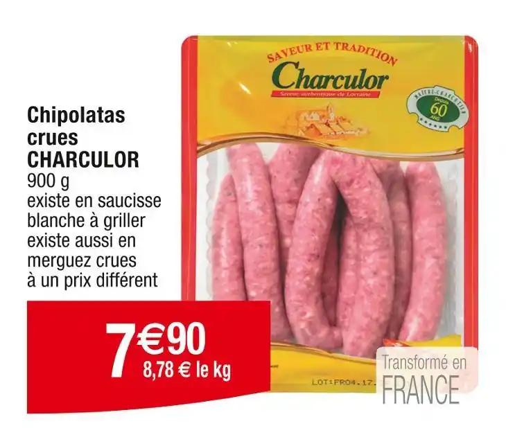 CHARCULOR Chipolatas crues