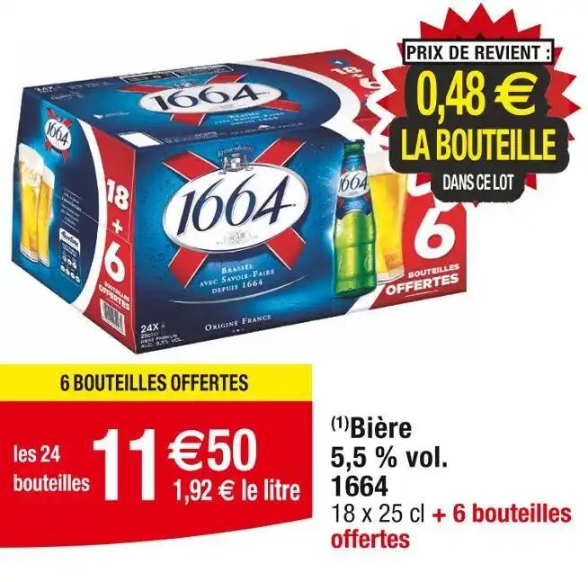 1664 Bière 5,5 % vol