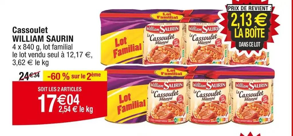 WILLIAM SAURIN Cassoulet