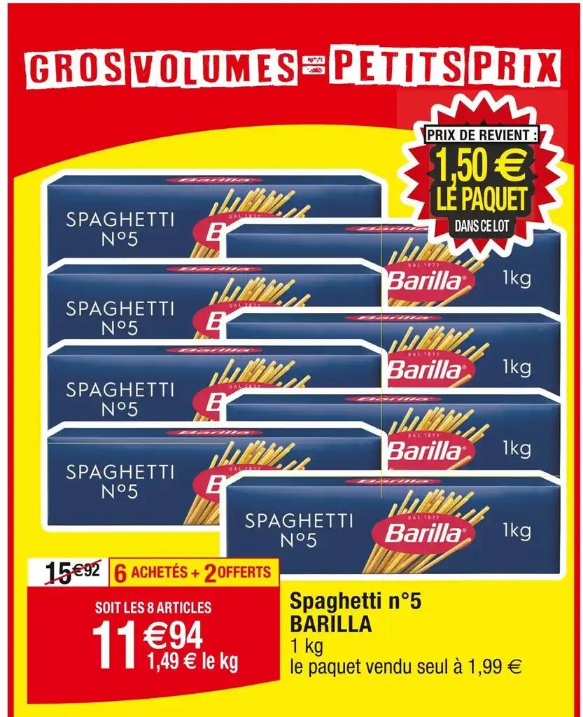 BARILLA Spaghetti n°5