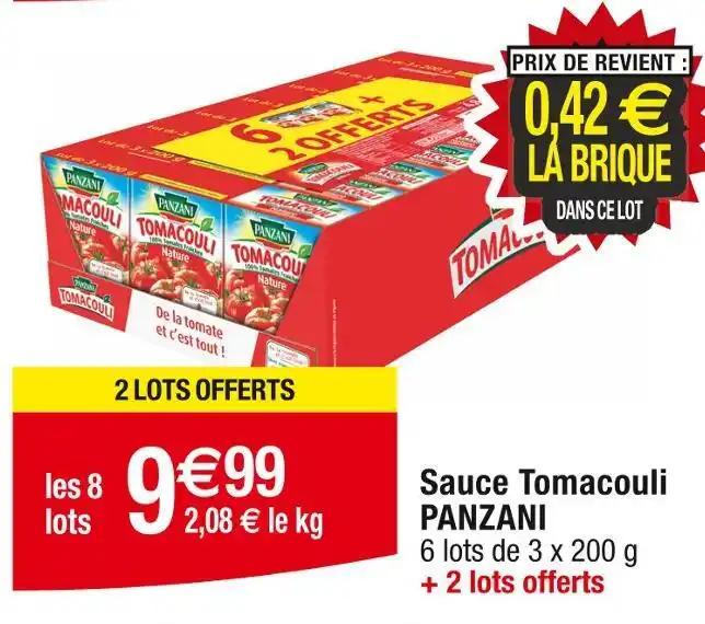 PANZANI Sauce Tomacouli