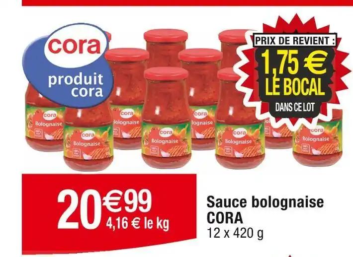 CORA Sauce bolognaise