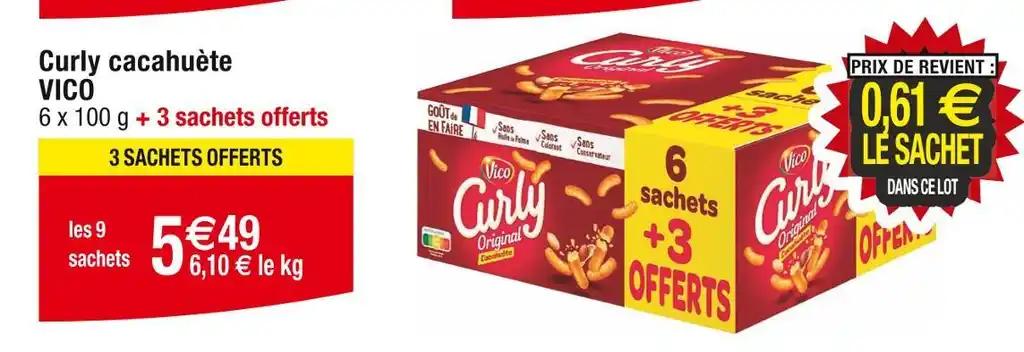 VICO Curly cacahuète