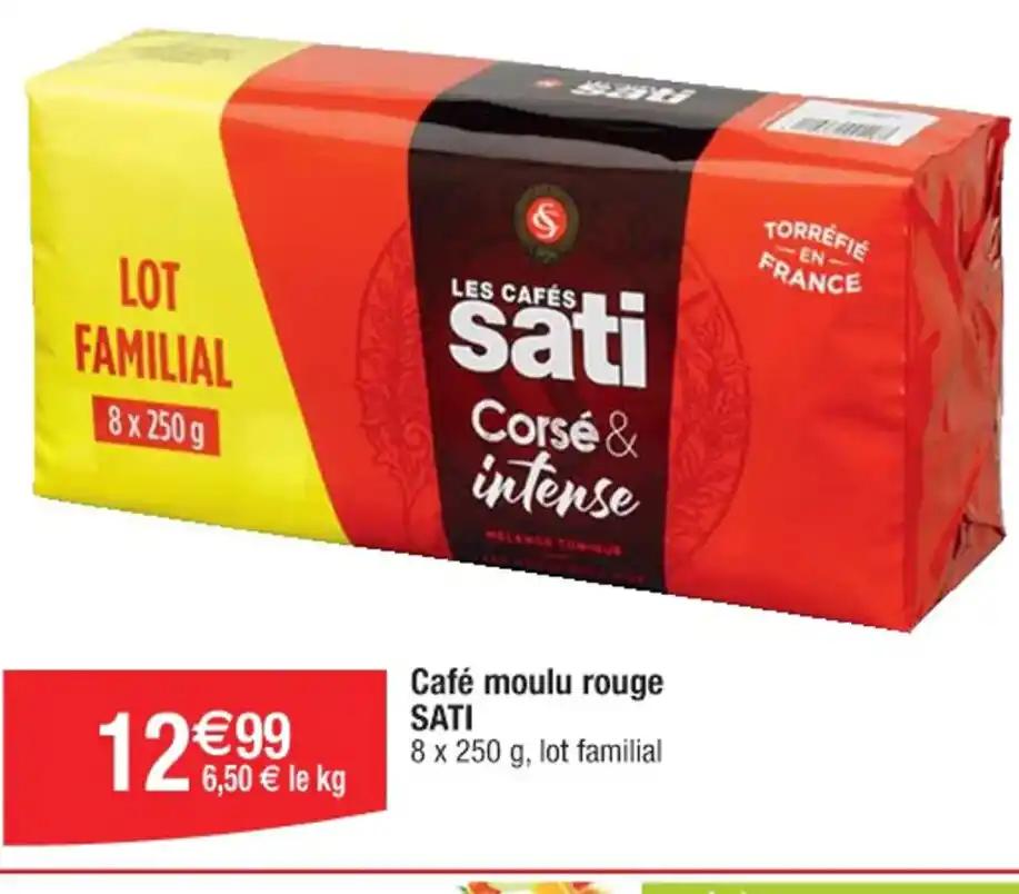 Café moulu rouge SATI