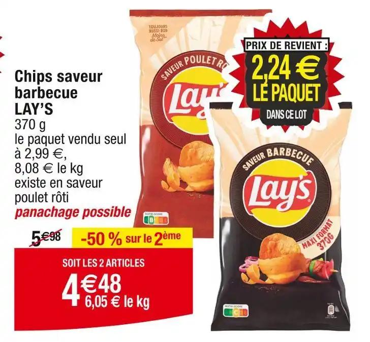 LAY’S Chips saveur barbecue
