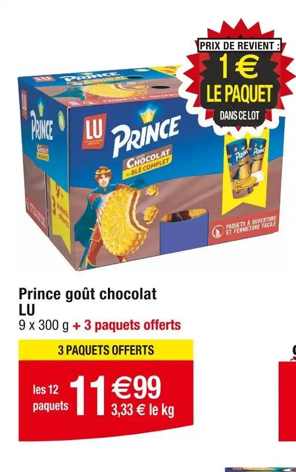 LU Prince goût chocolat