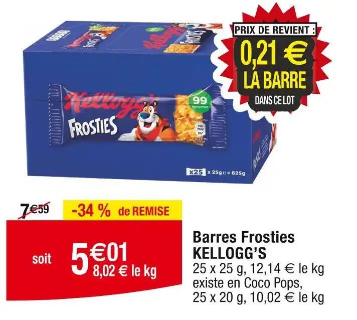KELLOGG’S Barres Frosties