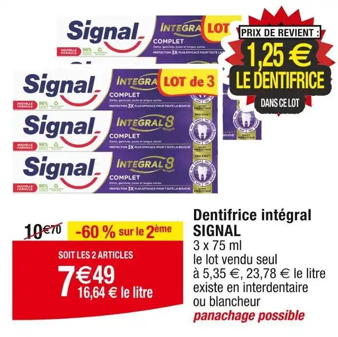 SIGNAL Dentifrice intégral