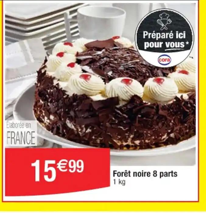 Forêt noire 8 parts