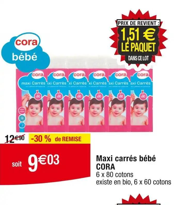 CORA Maxi carrés bébé