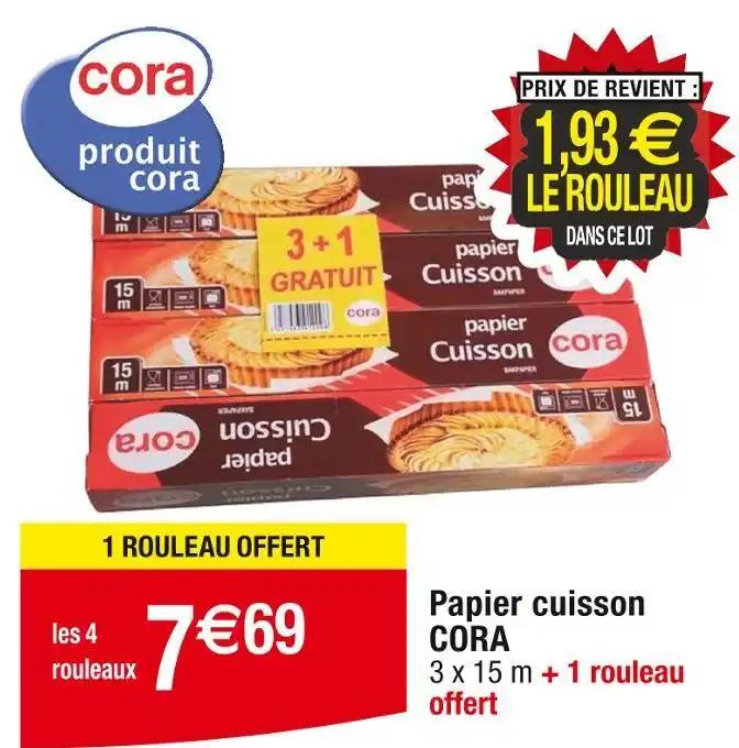 CORA Papier cuisson