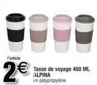 Alpina - tasse de voyage