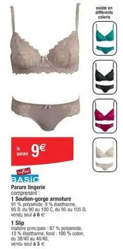 Influx - parure lingerie