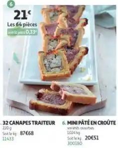 Mini paté en croúte