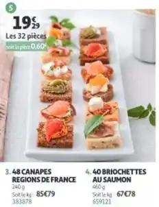 32 canapes traiteur