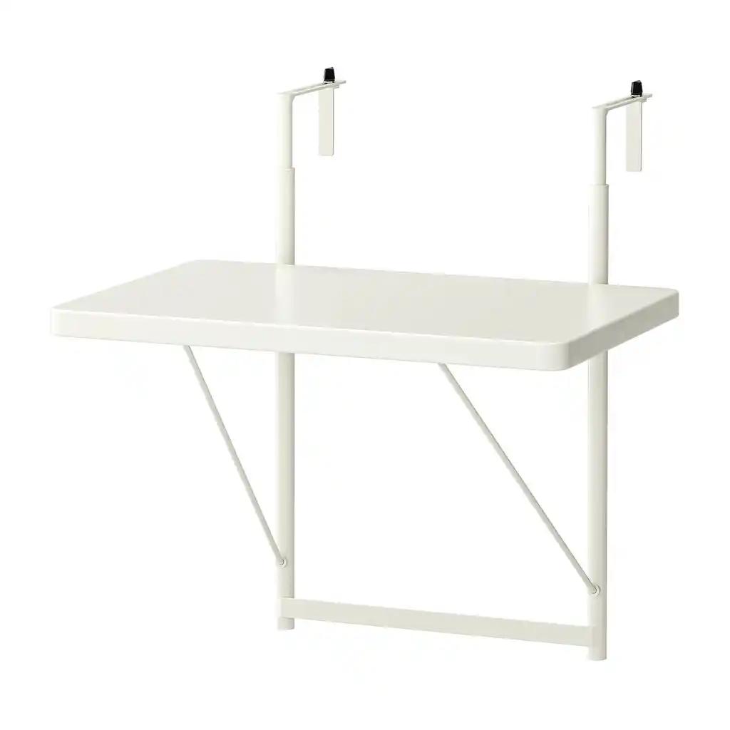 TorparÖ Table pour balcon, blanc, 50 cm