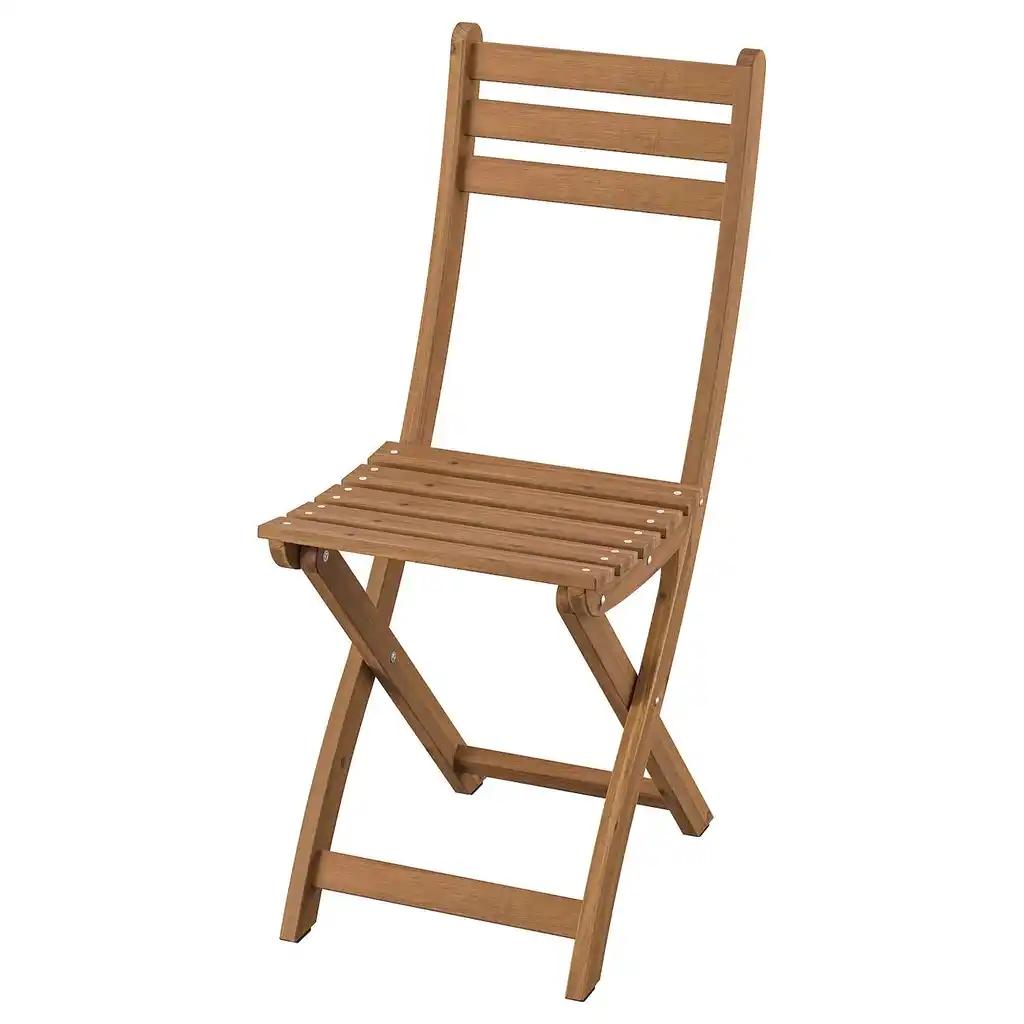 Askholmen Chaise, extérieur, pliable brun foncé