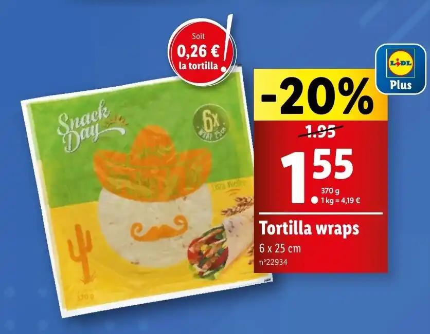 Tortilla wraps