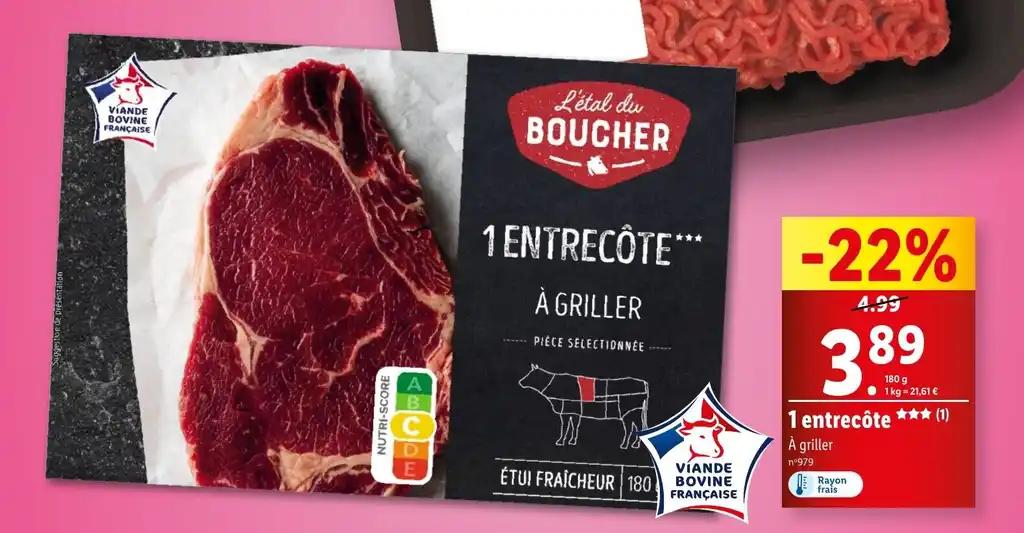 1 entrecôte