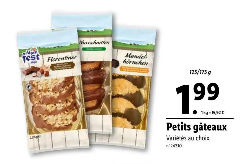 Petits gâteaux