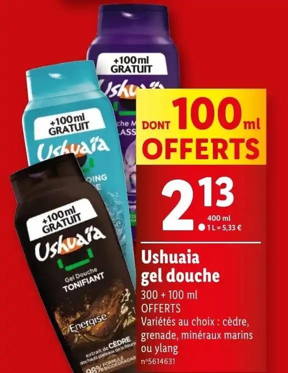 Ushuaia gel douche
