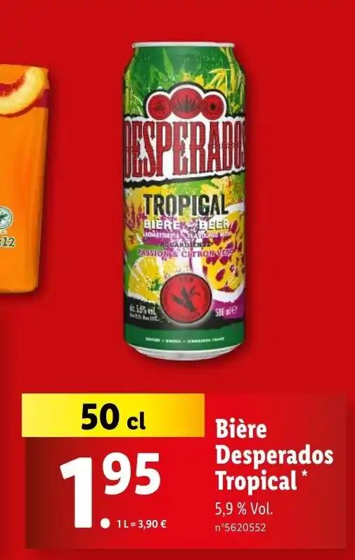 Bière Desperados Tropical