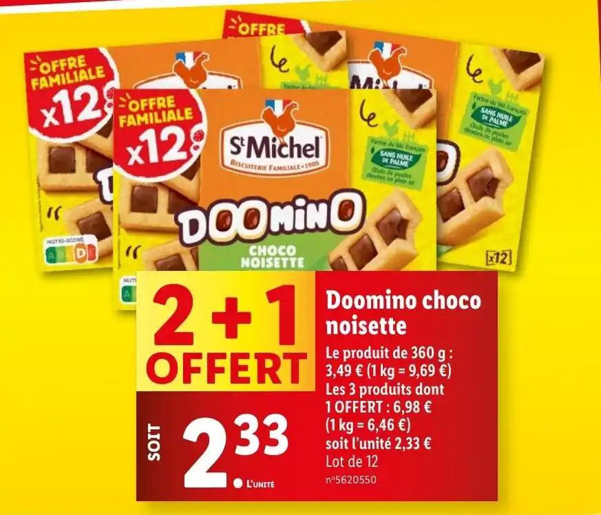 Doomino choco noisette