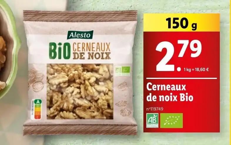 Cerneaux de noix Bio