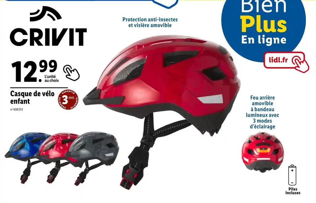 Casque de vélo enfant