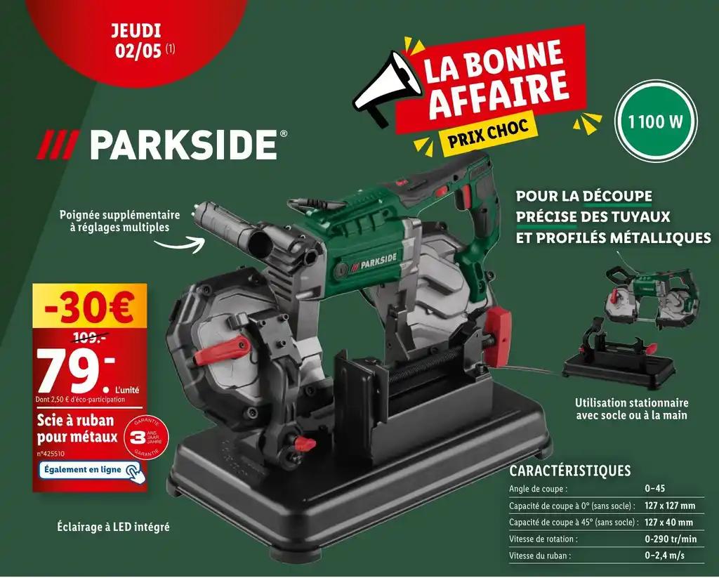 Scie à ruban pour métaux (3