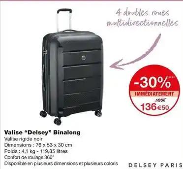 Delsey - valise binalong