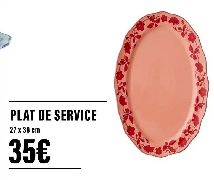PLAT DE SERVICE