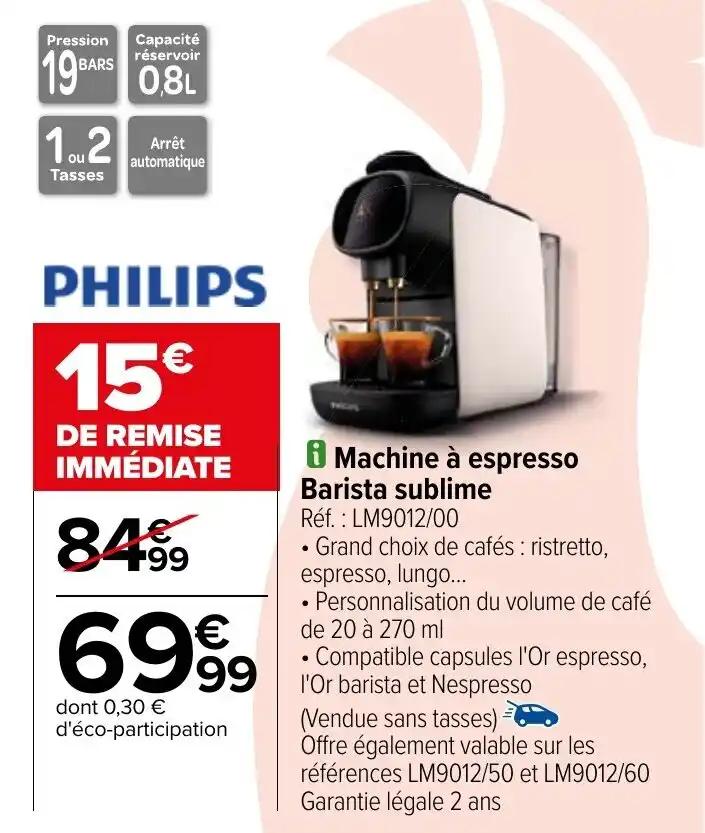 Machine à espresso Barista sublime