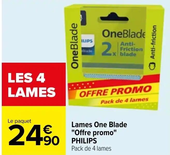 Lames One Blade "Offre promo" PHILIPS
