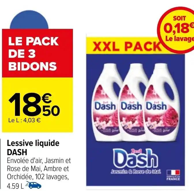 Lessive liquide DASH