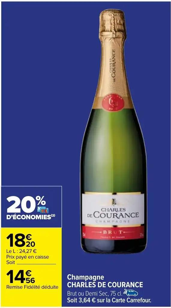 Champagne CHARLES DE COURANCE