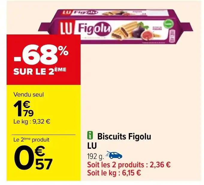 Biscuits Figolu LU