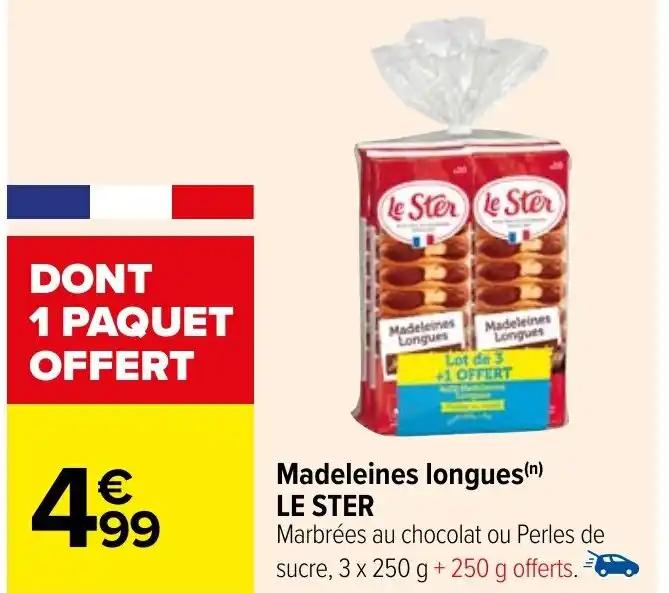 Madeleines longues (n) LE STER