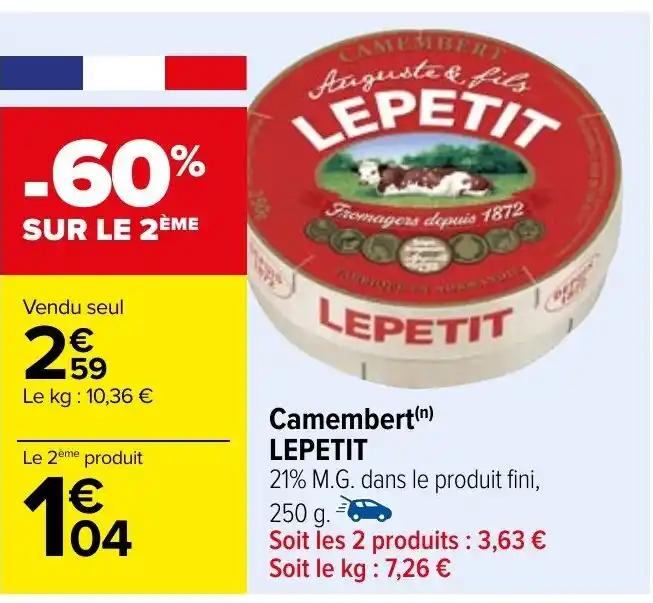 Camembert(n) LEPETIT