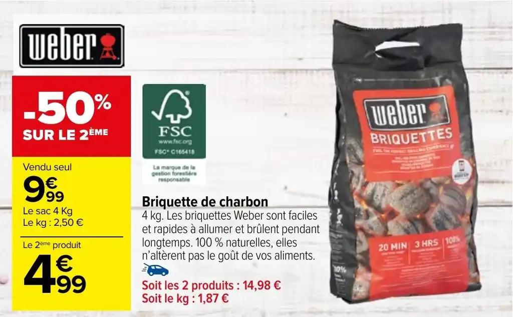 Briquette de charbon