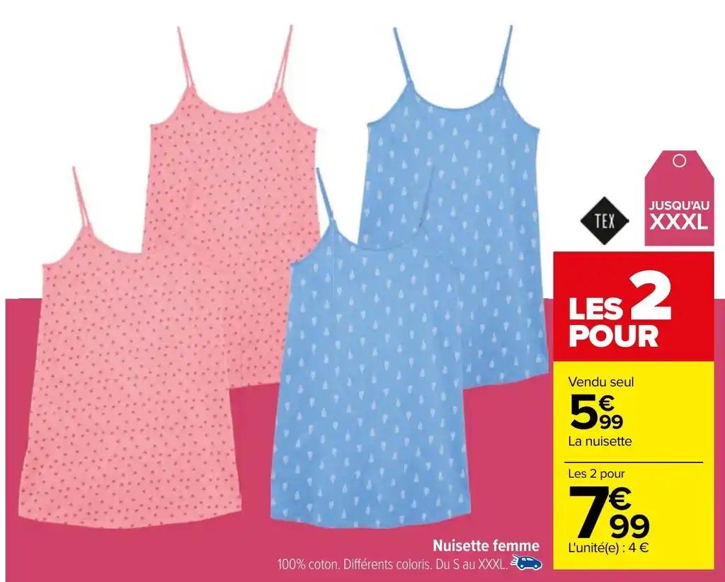 Nuisette femme