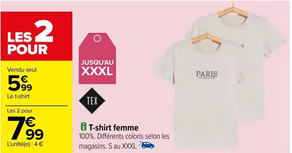 T-shirt femme